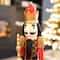 Glitzhome® 24" Wooden Christmas King Nutcracker